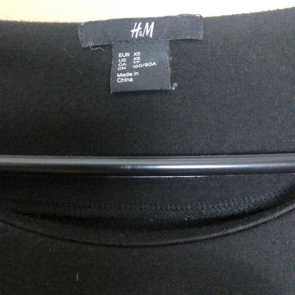 H&M black Dress extra small - Picture 3 of 8